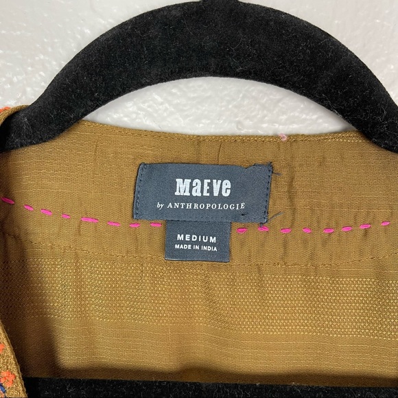 NWOT Maeve by Anthropologie Liviana Embroidered Wrap Blouse Medium - Picture 7 of 13